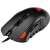 Defender Oversider wired gaming mouse, black, angled view