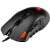 Defender Oversider wired gaming mouse, black, angled view