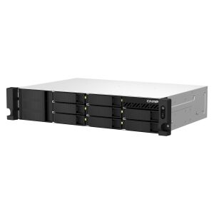 Schräge Ansicht des Qnap TS-873AeU-4G NAS-Servers - QNAP
