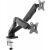 Manhattan Dual Monitor Arm - Adjustable Desk Mount for 17-32 inch Screens