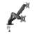 Manhattan 462501 dual monitor desk mount, black, for 17-32 inch screens