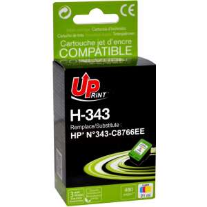 Cartuș de cerneală compatibil UPrint H-343 pentru HP 343 (tricolor) - Consumabile pentru imprimantă
