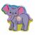 Smily Play Zoo Szafari Elefánt Fa Puzzle Darab