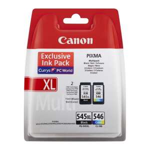 Canon PIXMA PG-545XL és CL-546 tintapatronok multipack, fekete és színes, XL méret - Nyomtató kellék