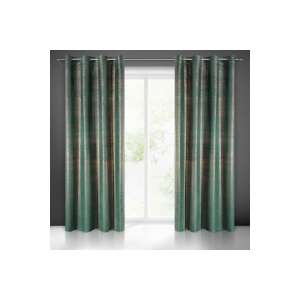 Ambi bársony sötétítő függöny sötét türkiz színben, réz mintával, 140x250 cm - Függöny