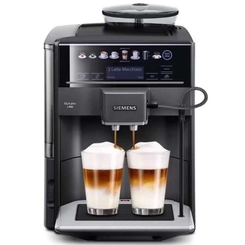 Siemens TE654319RW Espresso kávéfőző, két latte macchiato készítése