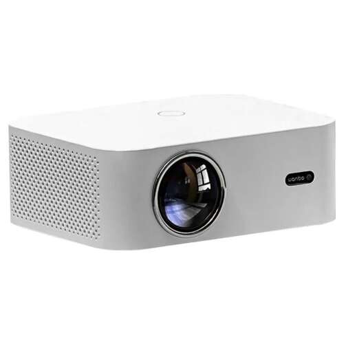 Xiaomi Wanbo X2 Max projector, white, angled view