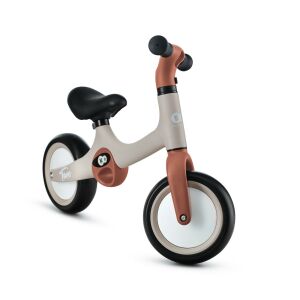 KinderKraft Tove Balance Bike - Brown, Angled View - Kinderkraft