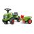 Claas Baby Traktor Trettraktor mit Anhänger und Spielzeugschaufel