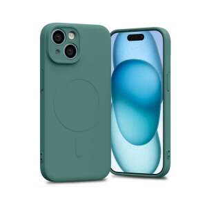 Zielony pokrowiec Mercury Semi-Silicon MagSafe iPhone 15 - Mercury