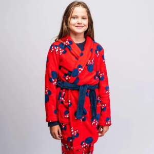 DISNEY Minnie Mouse červený froté župan pre dievčatá, 8 rokov (128 cm) - Detské župany