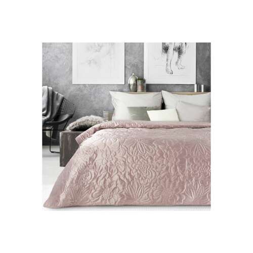 Ariel4 bársony ágytakaró Sötét rózsaszín 220x240 cm 39510715