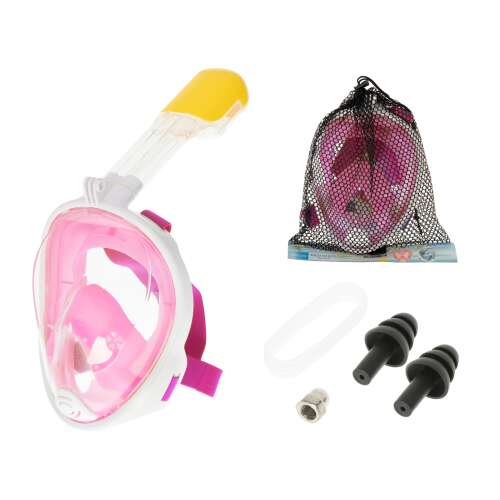 Snorkeling maszk full S / M rózsaszín