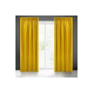 Sibel Pierre Cardin mustársárga bársony függöny, 140x270 cm - Pierre Cardin