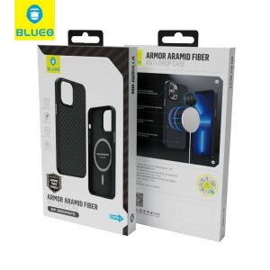 Samsung S24 Ultra Blueo Armor Aramid Fiber Hátlap - Fekete 113783149 - Blueo
