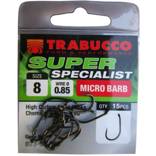 Trabucco Super Specialist Mikro-szakállú Horgászhorog - 6-os