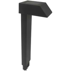 Entac napelemes LED kerti lámpa, fekete, 29,5 cm - Entac