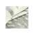 Kétoldalas pamut-akril takaró pálmalevél mintával Fehér/Ezüst 150x200 cm 39400063}