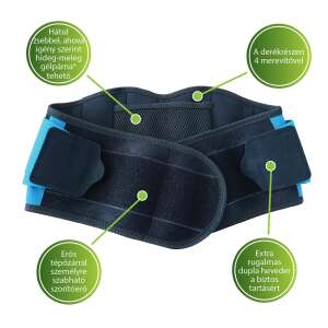 Sport derékszorító merevítéssel és elasztikus pántrendszerrel XXL