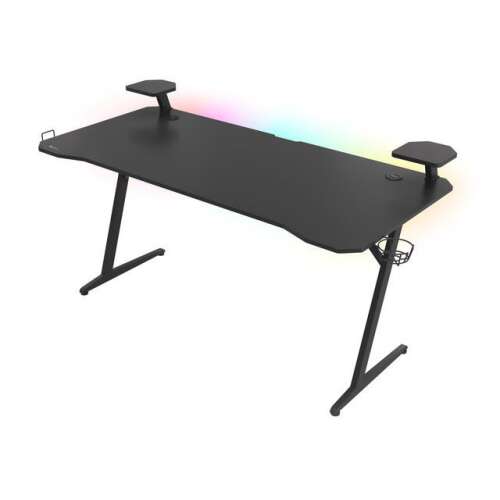 Natec Genesis Holm 510 RGB gaming asztal fekete (NDS-1732)