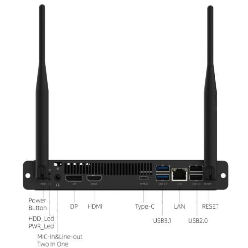 Legamaster OPS PC i7 - Beépíthető Miniszámítógép