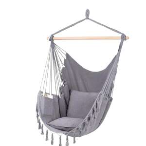 Pepita egyszemélyes Brazil Függőszék párnákkal #világosszürke