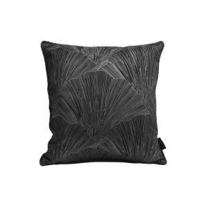 Goja Pierre Cardin fekete bársony párnahuzat ventilátor mintával - Párnahuzat