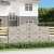 vidaXL Gabion fal, 25 db, horganyzott acél, 300x50x140/160 cm, ívelt, kerítés, hangszigetelő, dekoratív