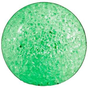 Zöld 8cm-es LED-es világító karácsonyi gömb, dekoratív karácsonyi dísz, Karácsonyi világító gömb 8cm MC - Entac