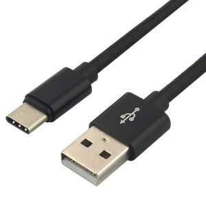 Cablu de încărcare everActive USB-C la USB, negru, 1,2m - Cabluri de date