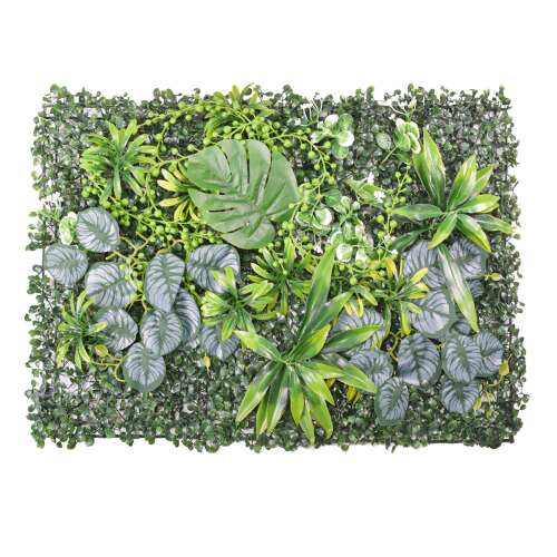 Műnövényekből készült zöld panel, Naimeed D4985, 60x40cm
