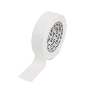 Handy 50m x 30mm white masking tape with solvent-based adhesive - Adhesive Tape