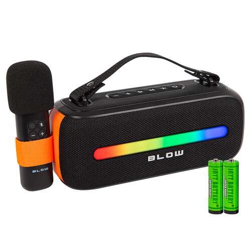 Blow Karaoke RGB Bluetooth Hangszóró mikrofonnal, 30W