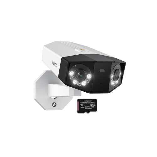 Reolink DUO 2 PoE Sicherheitskamera mit 64GB Kingston microSD-Karte