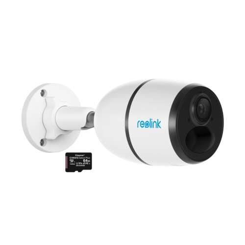 Reolink Go Plus 4G biztonsági kamera 64GB-os microSD kártyával