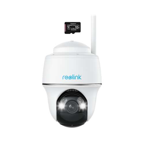 Bezpečnostná kamera Reolink Argus PT Ultra 4K 8MP WiFi s microSD kartou 64GB