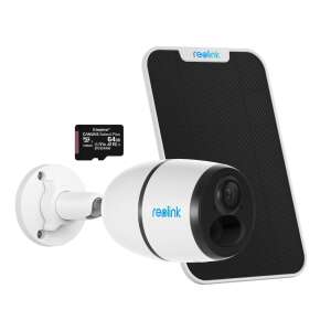 Reolink Go Plus 4G Sicherheitskamera mit Solarpanel und 64 GB microSD-Karte - Reolink