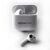 Boompods Compact Buds TWS white earbuds in open charging case