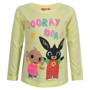 Koszulka z długim rękawem Bing Bunny Hooray Today dla dziewczynek, żółta - Baba & Tipegő