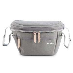 Béaba Biarritz pelenkázó táska szürke színben, elülső nézet - Beaba