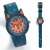 Djeco Squirrel Kids Watch with Blue Strap and Star Pattern