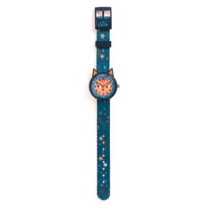 Djeco Squirrel Kids Watch with Blue Strap and Star Pattern - Fashion & Clothing