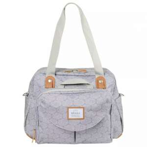 Béaba Geneva II pelenkázótáska szürke színben fehér pöttyös mintával - Babakocsi kiegészítő