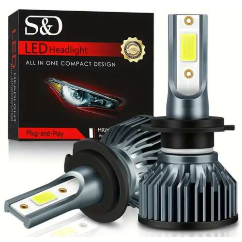 SMD-W15932-1 H7 V6 / C6 MINI LED Fényszóró szett 24W - 12V