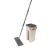 Pepita Flat Mop Set with Two-Chamber Bucket and Microfiber Pad