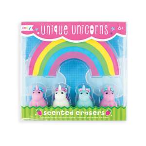 Scented Erasers Set, Unicorns and Rainbow 95285264 - Eraser