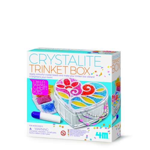 Kreatív mini szett - Gyöngyös doboz, LittleCraft