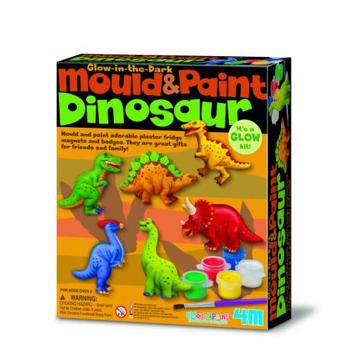 Kreatív műhely Modell és festék - Dinoszaurusz, amely ragyog a sötétben