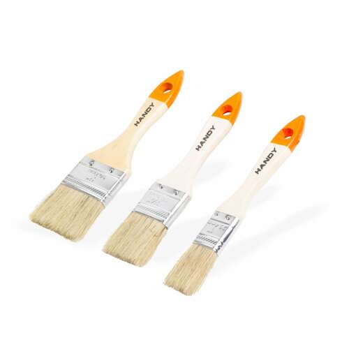 Handy 3 darabos festőecset szett fa nyéllel