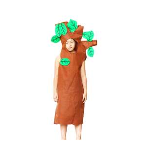 KidMania® brown tree costume for kids, universal size 3 years+ - KidMania Costume for Kid